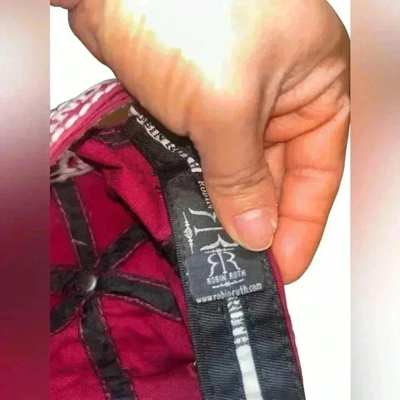 Ronin Ruth Orlando Only USA Style One Size Hat Red and Gray - Picture 4 of 5